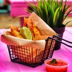 KREWETKI <SMALL> W PANIERCE 6 szt. + SOS</SMALL>